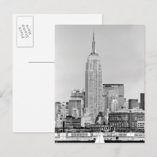 NYC Skyline IV Postkarte (Vorne/Hinten)
