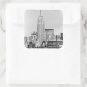 NYC Skyline IV Quadratischer Aufkleber (Tasche)