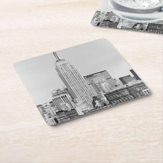 NYC Skyline IV Rechteckiger Pappuntersetzer (angewinkelt)
