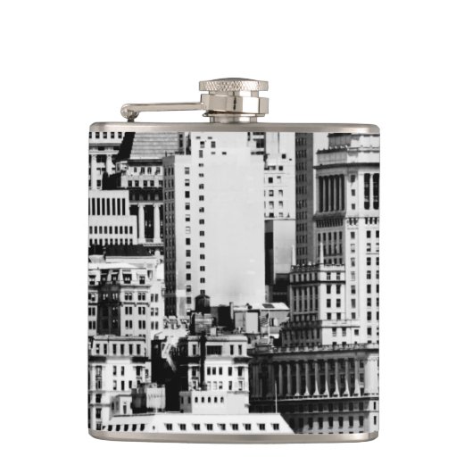 NYC Skyline IX Flachmann (Vorderseite)