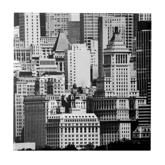 NYC Skyline IX Fliese (Vorderseite)