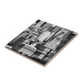 NYC Skyline IX Fliese (Seite)