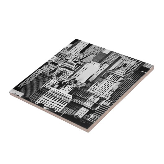 NYC Skyline IX Fliese (Seite)