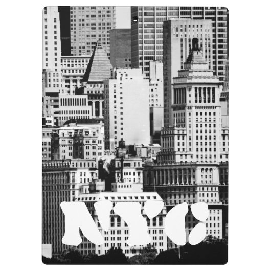NYC Skyline IX Klemmbrett (Rückseite)