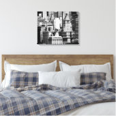 NYC Skyline IX Leinwanddruck (Insitu (Schlafzimmer))