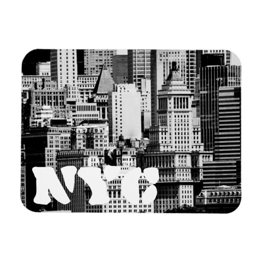 NYC Skyline IX Magnet (Horizontal)