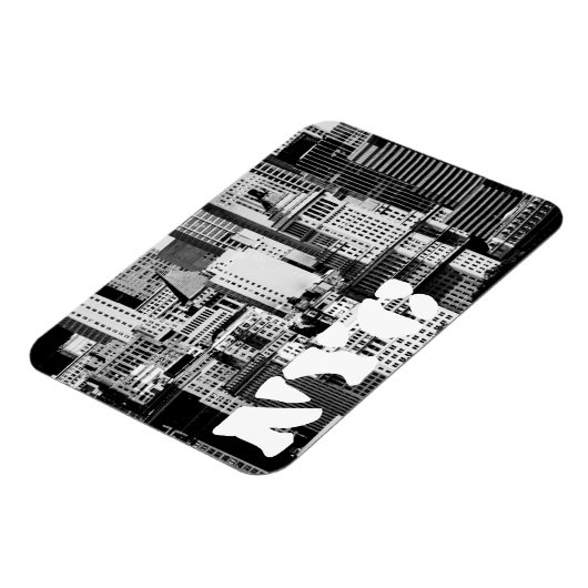 NYC Skyline IX Magnet (Linke Seite)