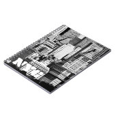 NYC Skyline IX Notizblock (Linke Seite)