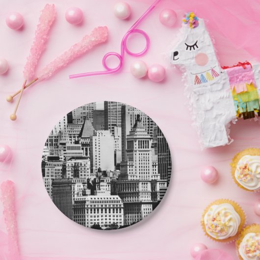 NYC Skyline IX Pappteller (Party)