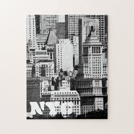 NYC Skyline IX Puzzle (Vertikal)