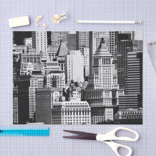 NYC Skyline IX Seidenpapier (Handwerk)