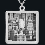 NYC Skyline IX Versilberte Kette<br><div class="desc">Zuhause Décor</div>