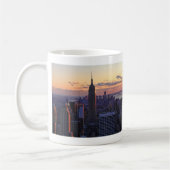 NYC Skyline kurz vor Sonnenuntergang Kaffeetasse (Links)