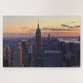 NYC Skyline kurz vor Sonnenuntergang Puzzle (Horizontal)