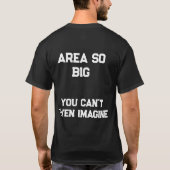 NYC Skyline Luftbild T-Shirt (Rückseite)