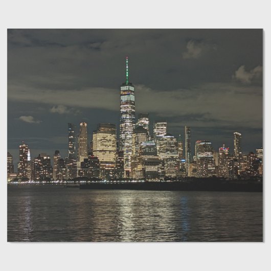 NYC-Skyline-Packpapier Geschenkpapier (Flach)