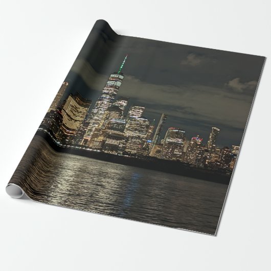 NYC-Skyline-Packpapier Geschenkpapier (Ungerollt)