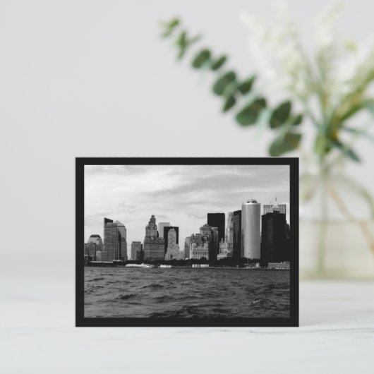 NYC Skyline Postkarte (Stehend Vorderseite)