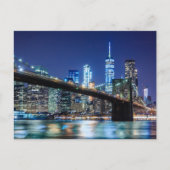 NYC Skyline Postkarte (Vorderseite)