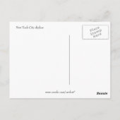 nyc skyline postkarte (Rückseite)
