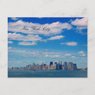 nyc skyline postkarte
