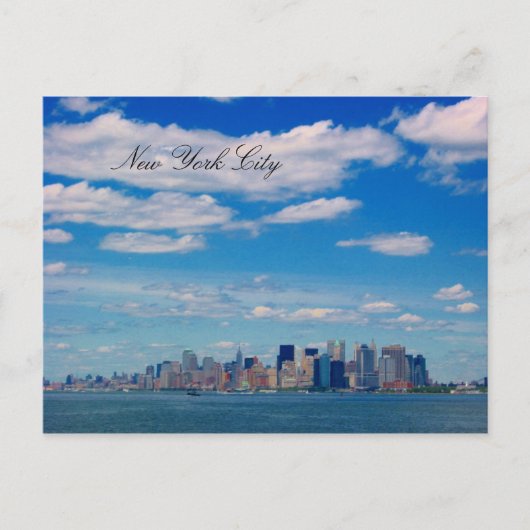 nyc skyline postkarte (Vorderseite)