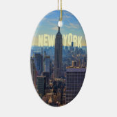 NYC Skyline-Reich-Staats-Gebäude, Welthandel 2C Keramikornament (Rechts)