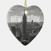 NYC Skyline-Reich-Staats-Gebäude, WTC BW 2C Keramik Ornament (Rechts)