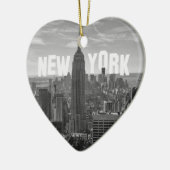 NYC Skyline-Reich-Staats-Gebäude, WTC BW 2C Keramik Ornament (Links)
