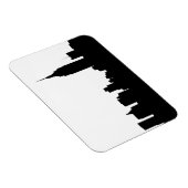 NYC Skyline Silhouette, Empire State Bldg #1 Magnet (Rechte Seite)