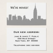 NYC Skyline Silhouette, ESB #1 Gray - Wir haben un (Vorne & Hinten)