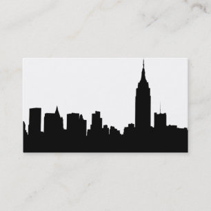 NYC Skyline Silhouette, ESB #1 Visitenkarte
