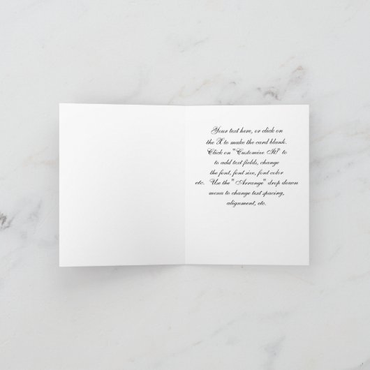 NYC Skyline-Silhouette, Kuss ESB#1 BW danken Ihnen Dankeskarte (Innenseite)