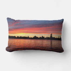 NYC Skyline Sunset Lendenkissen