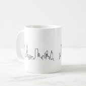 NYC Skyline-Tasse Kaffeetasse (Vorderseite Links)