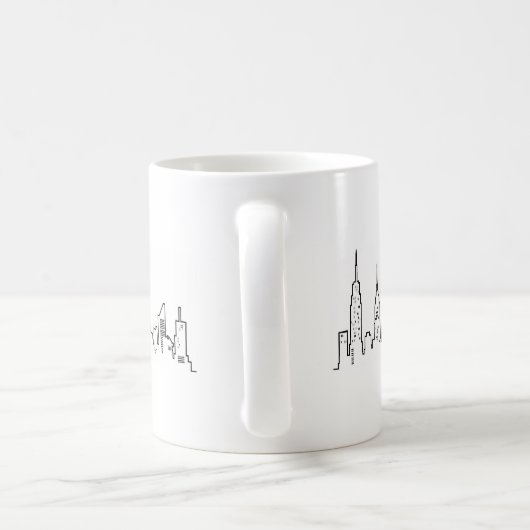 NYC Skyline-Tasse Kaffeetasse (Henkel)