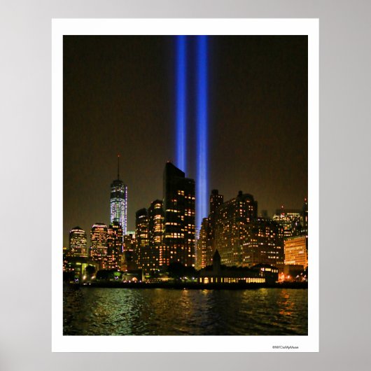 NYC Skyline: WTC 9/11 Tribute in Light 2013 #1 Poster (Vorne)