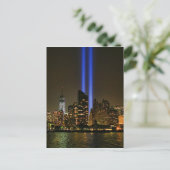 NYC Skyline: WTC 9/11 Tribute in Light 2013 #1 Postkarte (Stehend Vorderseite)