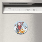 NYC Sock Monkey Magnet (In Situ (Geschirrspüler))