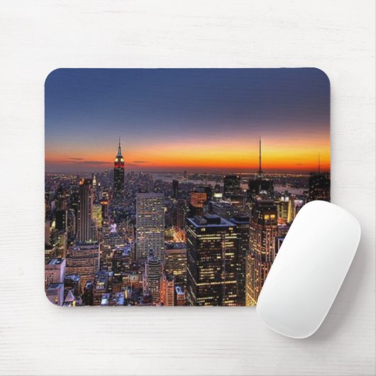 NYC Sonnenuntergang Mousepad (Mit Mouse)
