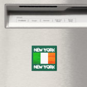 NYC St. Patrick’s Day-Feier - Irische Flagge Magnet (In Situ (Geschirrspüler))