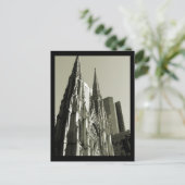 NYC St. Patrick's Cathedral Postkarte (Stehend Vorderseite)