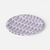 NYC Statue of Liberty Christmas Hanukkah Holiday Pappteller (Schrägansicht)