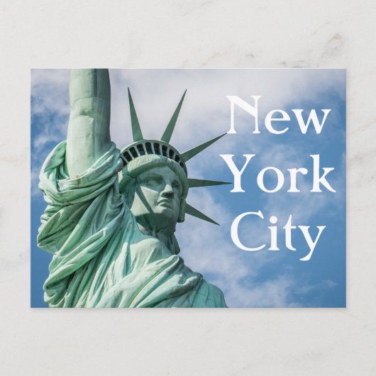 NYC Statue of Liberty Postcard Postkarte (Vorderseite)