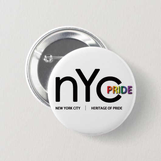 NYC Stolz-offizieller Knopf Button (Vorne & Hinten)