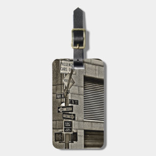 NYC Straßenecke-Szene Gepäckanhänger