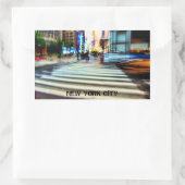 NYC Street Abstrakt Sticker (Tasche)