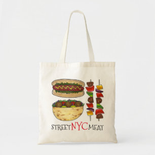 NYC Street Meat New York Falafel Hot Dog Kebab Bag Tragetasche