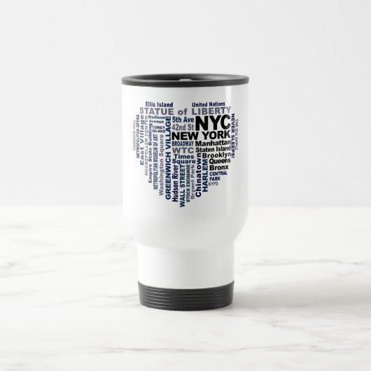 NYC Tasse - wählen Sie Art u. Farbe (Mittel)
