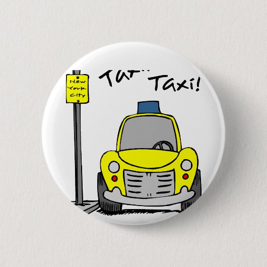 NYC Taxi Button (Vorderseite)